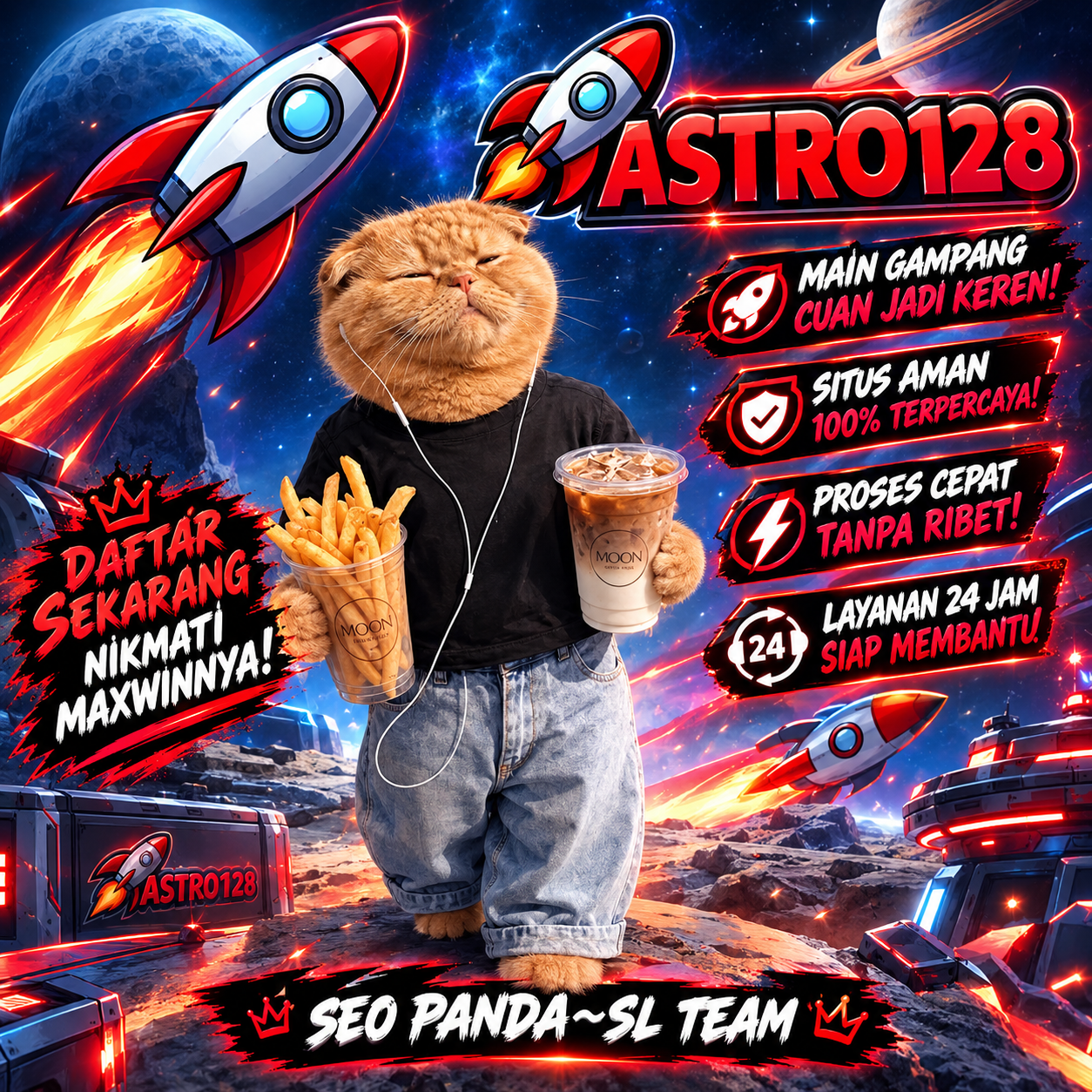 ASTRO128XFREELUNCHPRESS # BELAJAR GIAT UNTUK MENJADI SEORANG ASTRONAUT!